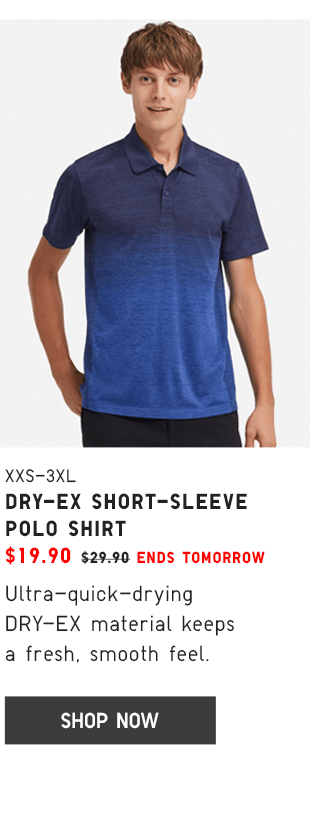 PRY-EX SHORT-SLEEVE POLO SHIRT $19.90 - SHOP NOW