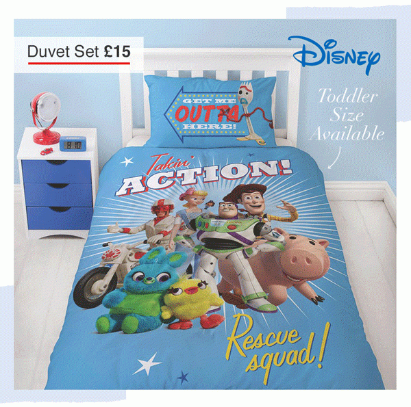 MATALAN - Toy Story Bedding, Duvet Set £15