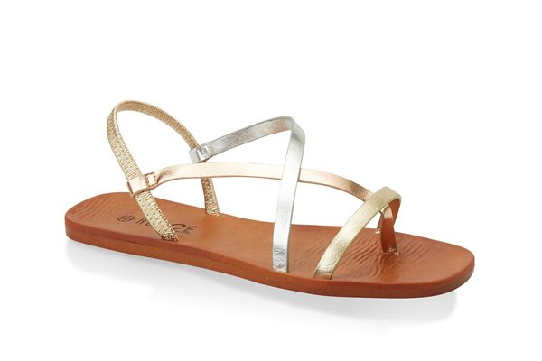 Toe Loop Strappy Sandals