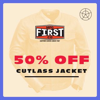 50% off First Manufacturing Cutlass Jacket