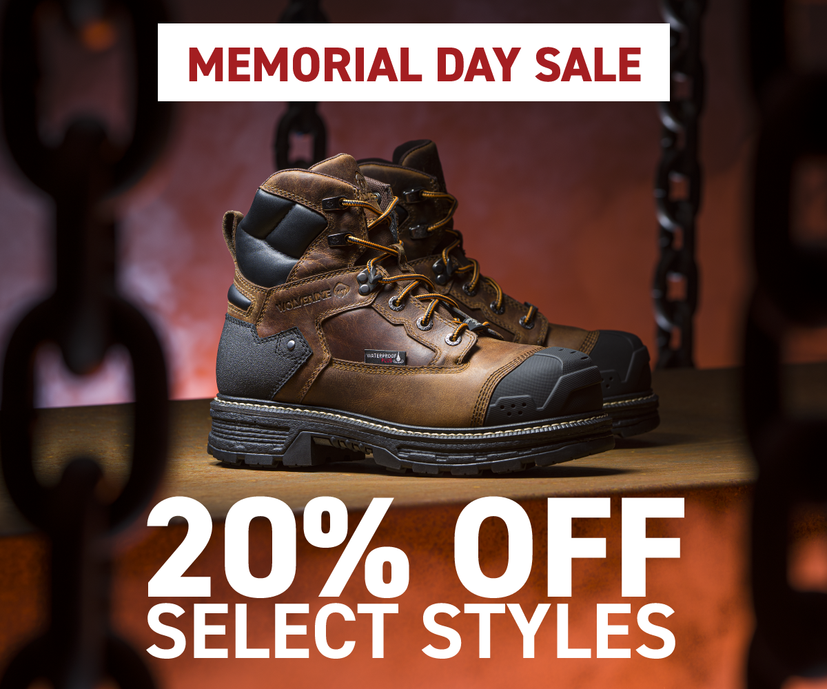 WOLVERINE - MEMORIAL DAY SALE - 20% OFF SELECT STYLES