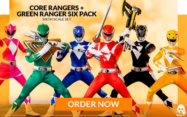 Core Rangers + Green Ranger Six Pack (Threezero)