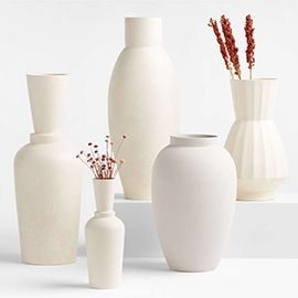 Warrick White Vases