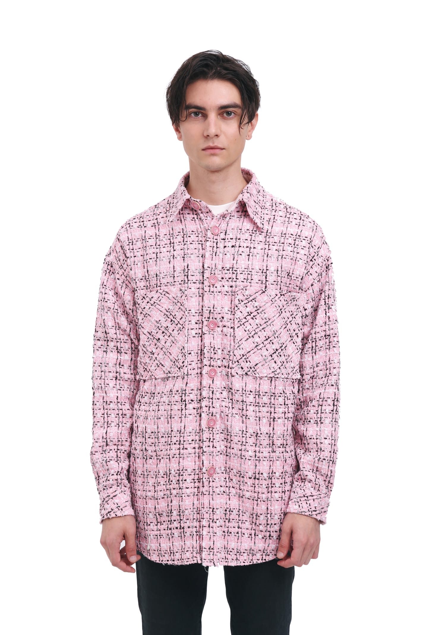 Image of Tweed Overshirt