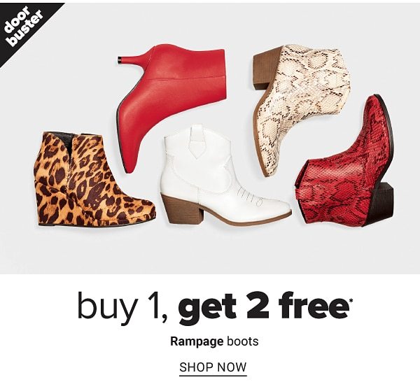 Buy 1 Get 2 Free* Rampage - Shop Now