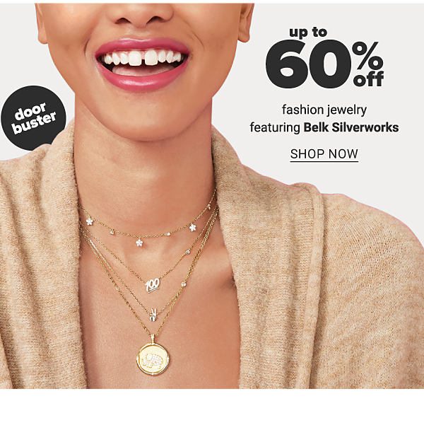 up to 60% off Fashion Jewelry ft. Belk Silverworks - Shop Now