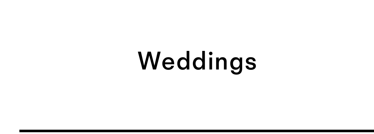 Weddings
