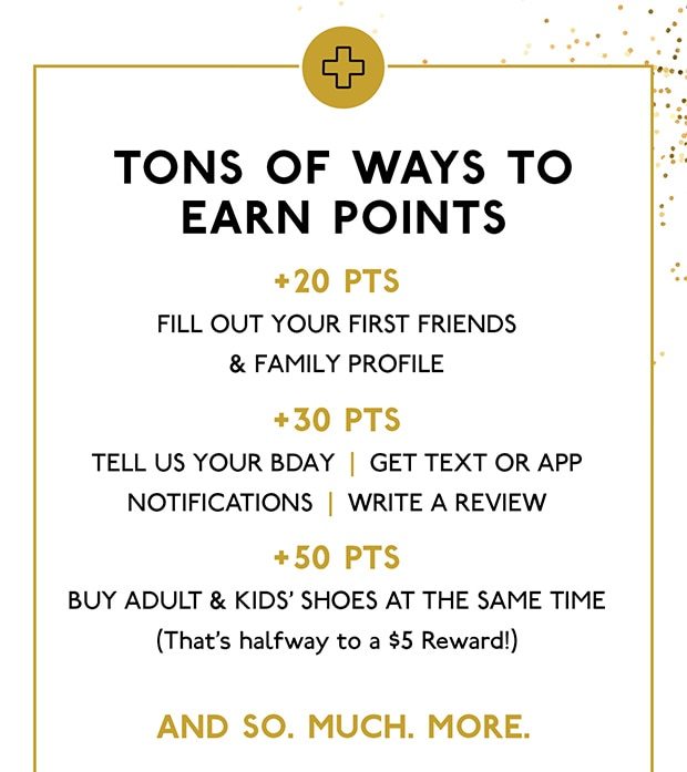 Tons of ways to earn points