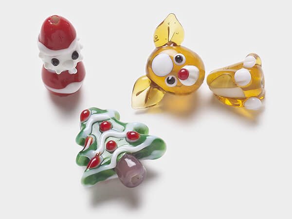 Holiday Glass Beads