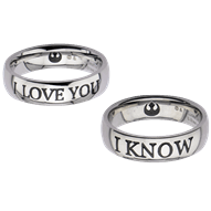 I Love You. I Know. Ring Set