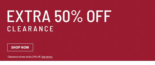 Extra 50% Clearance