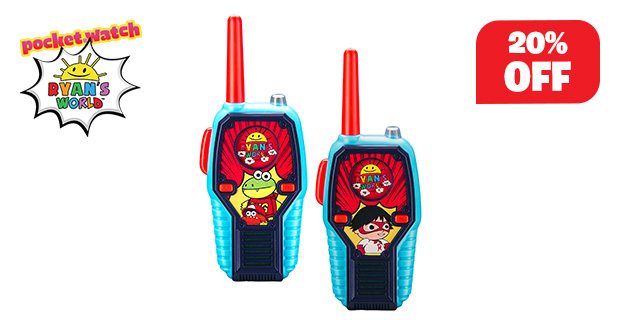 Ryan's World Lights and Sounds Walkie Talkie