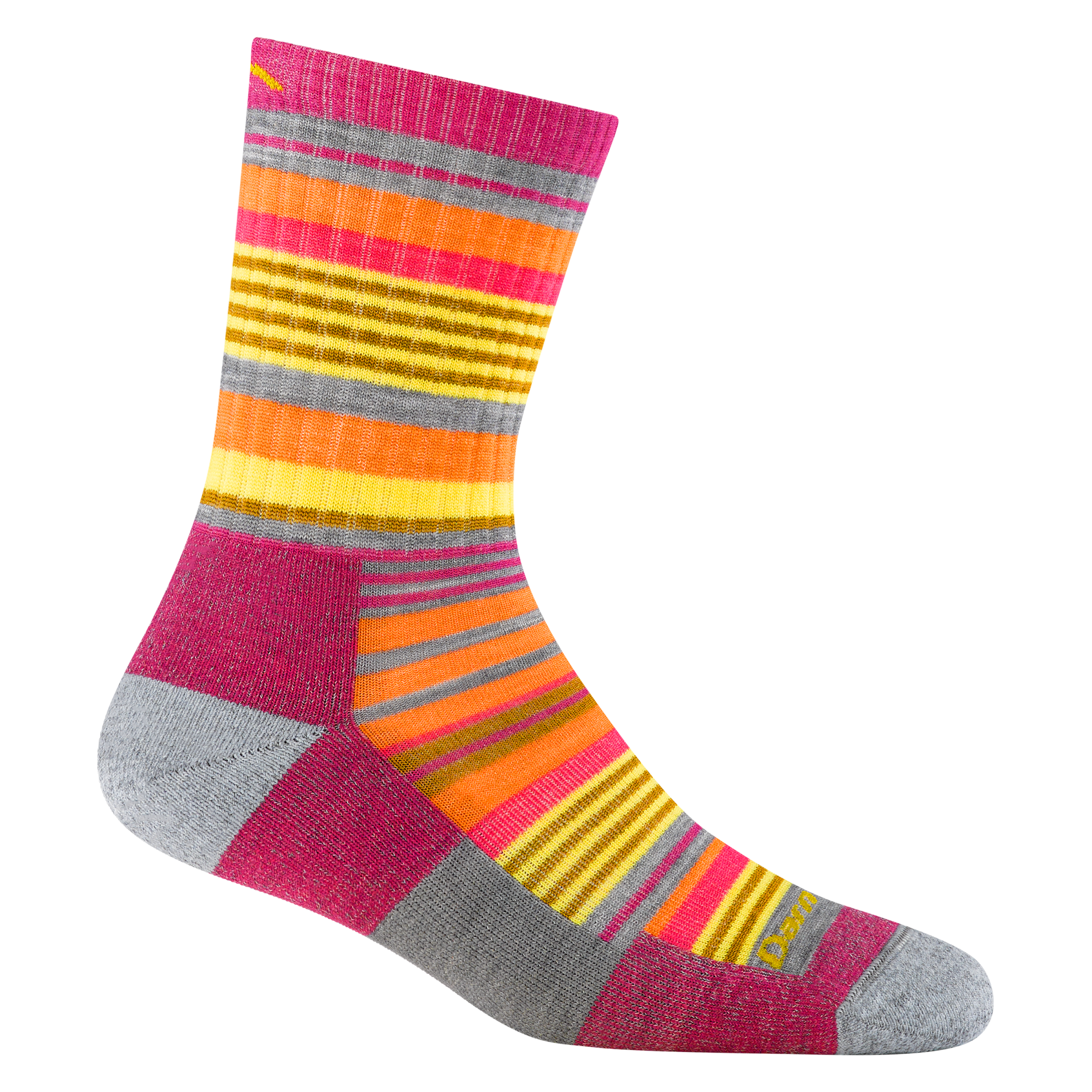 Image of Women's Sierra Stripe Micro Crew Lightweight Hiking Sock