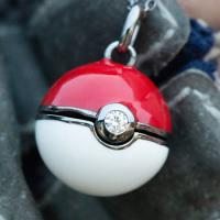 Poke Ball Locket (Pokémon) Jewelry by RockLove