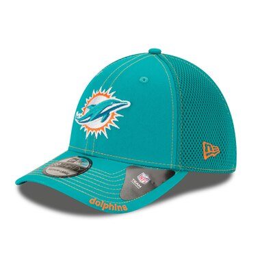 Miami Dolphins New Era Neo 39THIRTY Flex Hat - Aqua