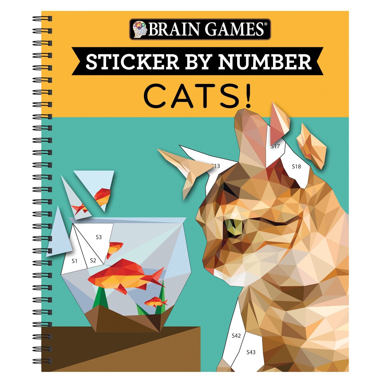 Sticker by Number Book - Cats