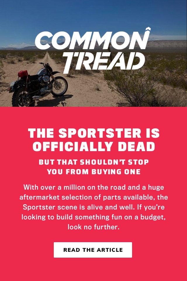 The Sportster Is Officially Dead