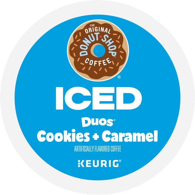 The Original Donut Shop® ICED Duos® Cookies + Caramel Coffee