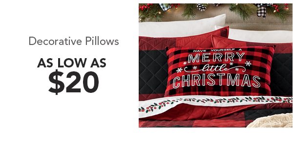 Dec Pillows AS LOW AS $20