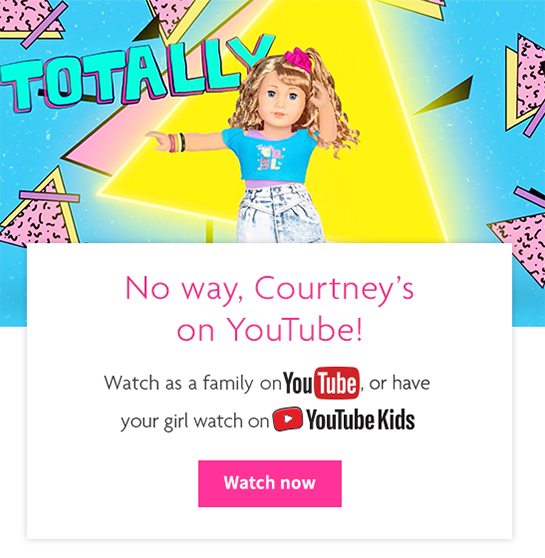 No way, Courtney’s on YouTube! - Watch now