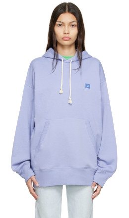 Acne Studios - Purple Organic Cotton Hoodie