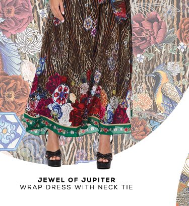 SHOP JEWEL OF JUPITER WRAP DRESS