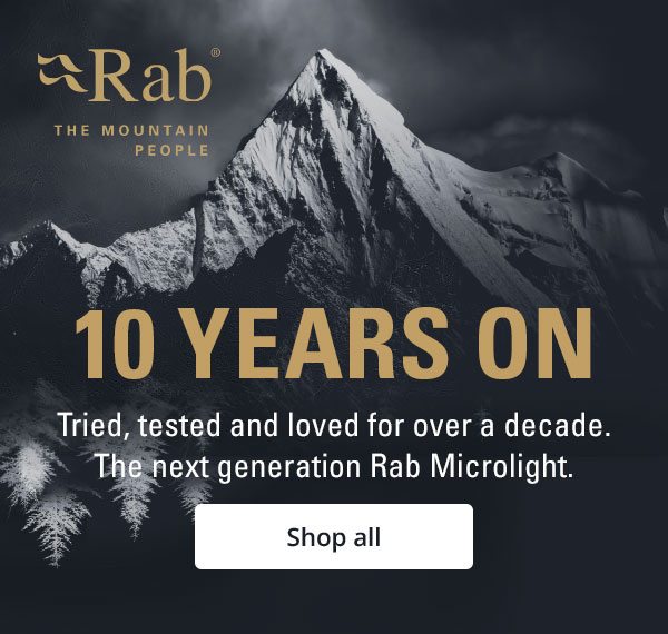 Tried, tested and loved for over a decade. The next generation Rab Microlight.