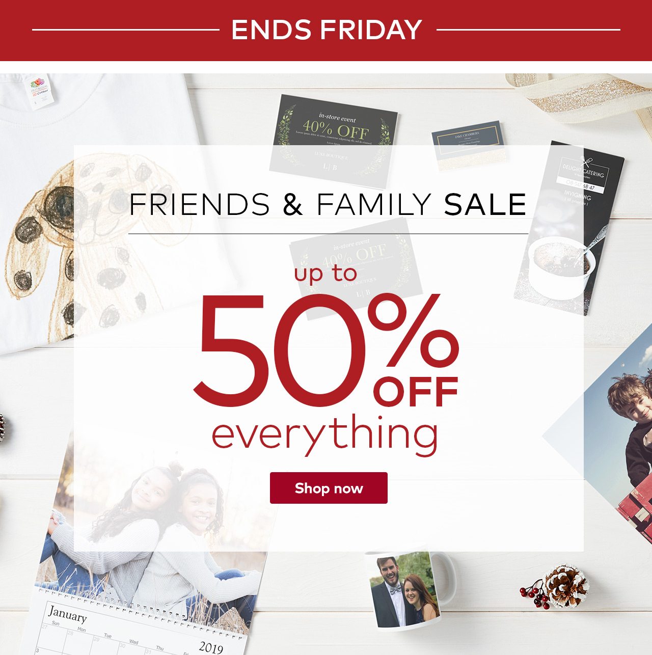 Up to 50% off everyting