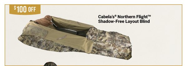 Cabela's Northern Flight Shadow-Free Layout Blind