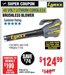 View 40V Lithium Cordless Blower