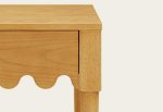 Riley Scallop Nightstand/Side Table