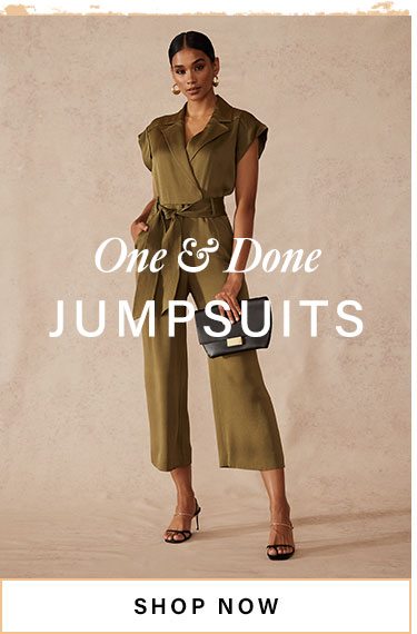 One & Done Jumpsuits. Shop Now