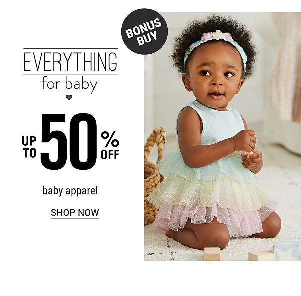 Everything for Baby - Up to 50% off baby apparel. Shop Now.