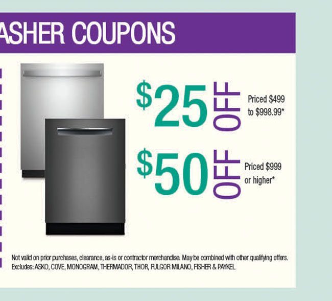 Dishwasher-Coupon