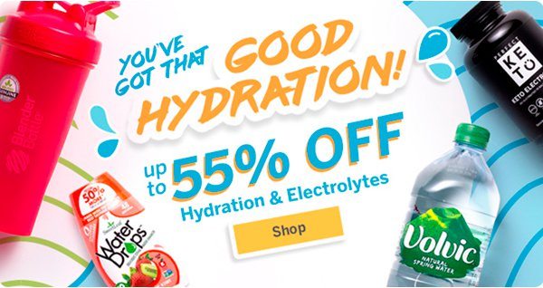 Hydration Sale: Up to 55% off select Hydrations & Electrolytes. Shop Now!