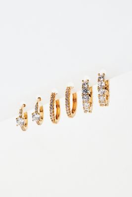 Set of Three Birthstone Hoop Earrings?