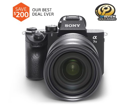 SAVE $200 | OUR BEST DEAL EVER | DPREVIEW GOLD AWARD | Alpha 7 III Camera