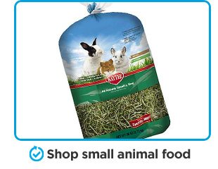 Shop small animal food.