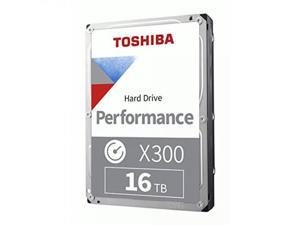 TOSHIBA X300 HDWR31GXZSTA 16TB 7200 RPM 512MB Cache SATA 6.0Gb/s 3.5" Desktop Internal Hard Drive Retail Packaging