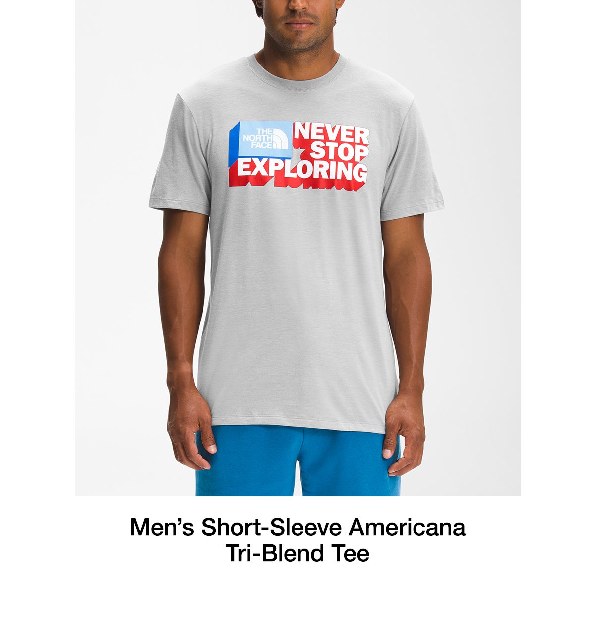 Men’s Short-Sleeve Americana Tri-Blend Tee