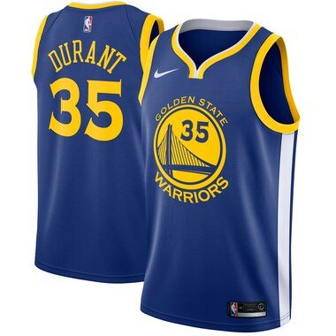 Nike Kevin Durant Golden State Warriors Royal Swingman Jersey - Icon Edition