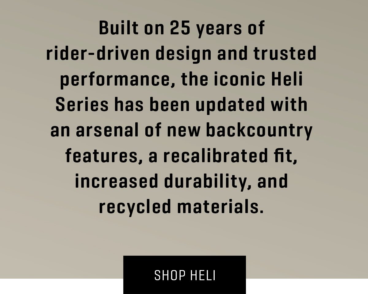 Shop 25 Years of Rider Driven Design