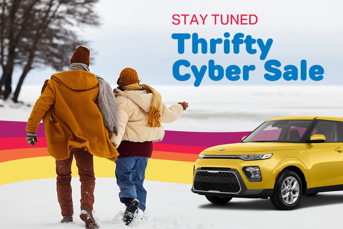 STAY TUNED Thrifty Cyber Sale