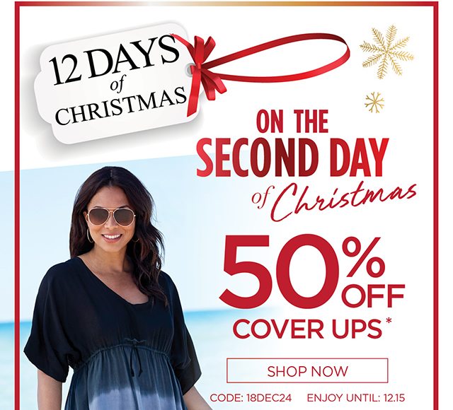 On The Second Day of Christmas 50% Off Cover Ups