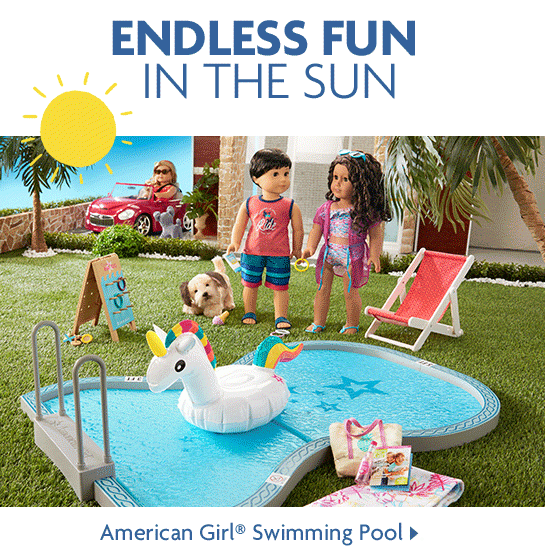 ENDLESS FUN IN THE SUN - American Girl® Swimming Pool