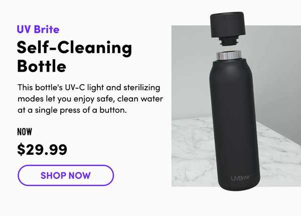 UV Brite Self-Cleaning Bottle | Shop Now