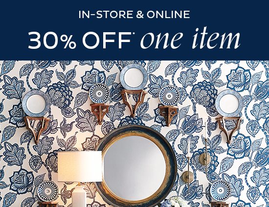 30% Off One Item