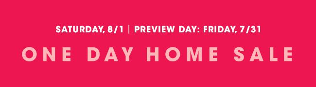 The One Day Home Sale