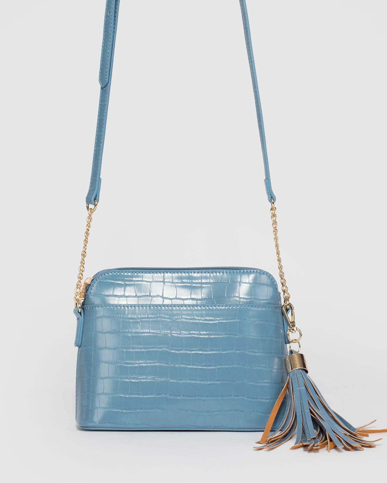 Image of Blue Karen Crossbody Bag