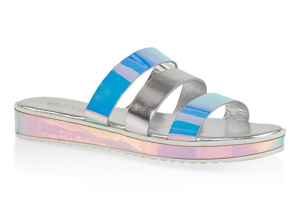 Triple Band Slide Sandals